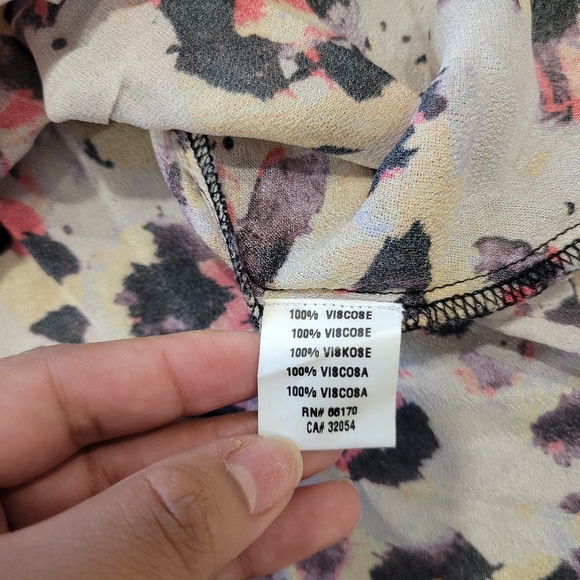 Anthropologie Joelle Leopard Peasant Blouse Size Medium - Picture 11 of 14